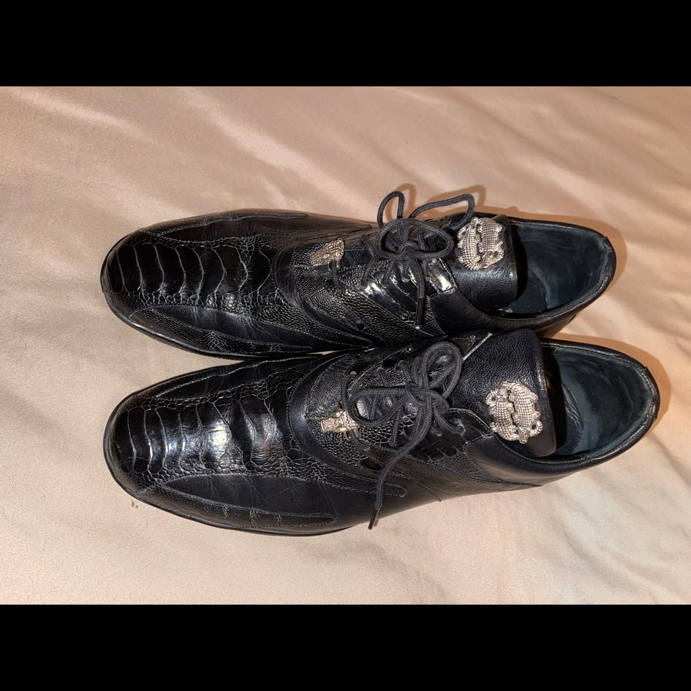 Belvedere
Men's  Ostrich Calfskin Leather Sneakers